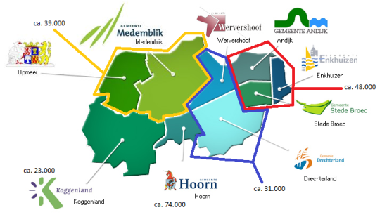 Alternatieve indeling West-Friesland